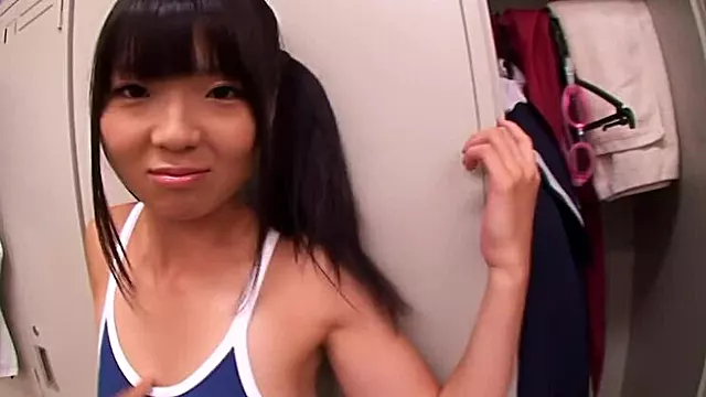 Fine-looking stubbly Japanese Ichigo Tominaga making her fetish dreams come true