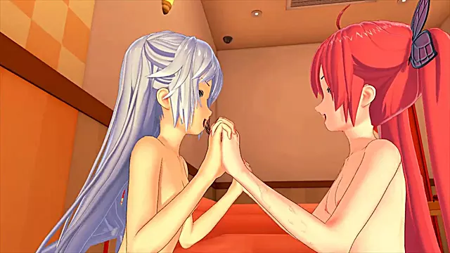 Erotic 3D hentai anime adventure with Kazuki in spicy threesome action