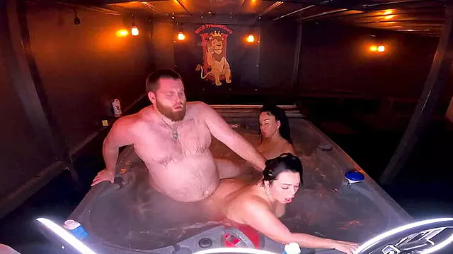 Three-Way Fun in the Hot Tub with Queen Rogue and Mandi May by WCA Productions