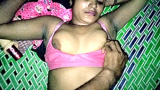 Brother-in-law catches village sister-in-law pleasuring herself at night, then fills her up