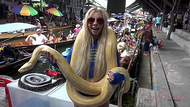 Kenzie checks out the market, and meets new friends.