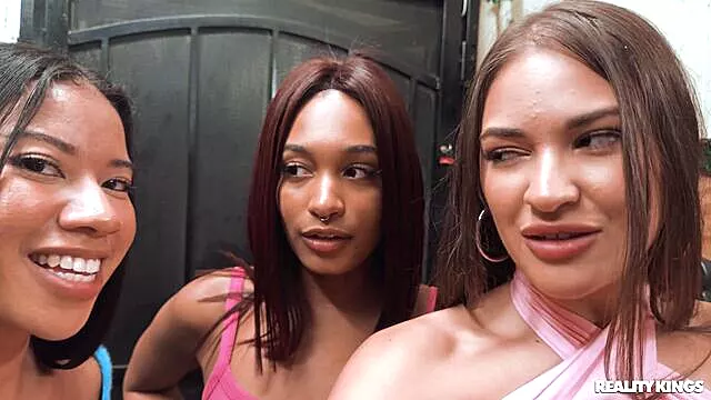 Watch so hot Gizelle Blanco and Ameena Green's clip