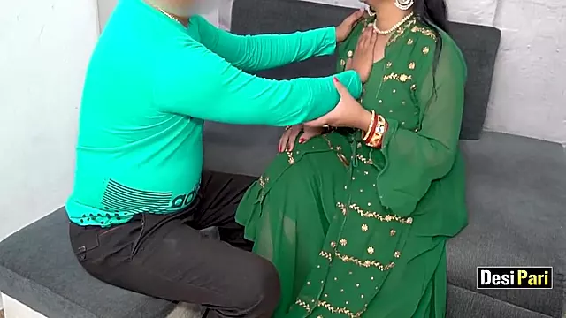 Desi Pari - Boss Fucks Big Busty During Private Party With Hindi