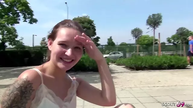 GERMAN SCOUT - 19 JAHRE ALTE MIA NACH DER UNI IN ARSCH GEFICKT BEI CASTING - Mia ferrara