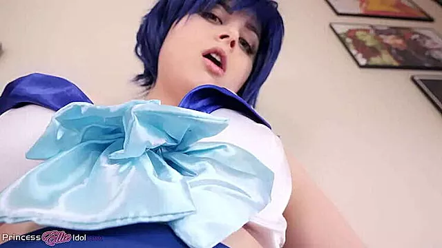 Cosplay Animes, Anime Hentai Mangá, Futanari Fantasi Com, Cabelo Azul, Nerftinhas, Idoso