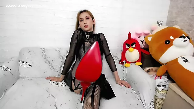 Abc027 Mistress Humiliation Make You Got Very Hard -chinese With Abby Kitty