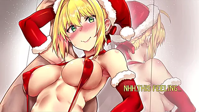 Padoru Christmas excitement - hentai jerk off instructions