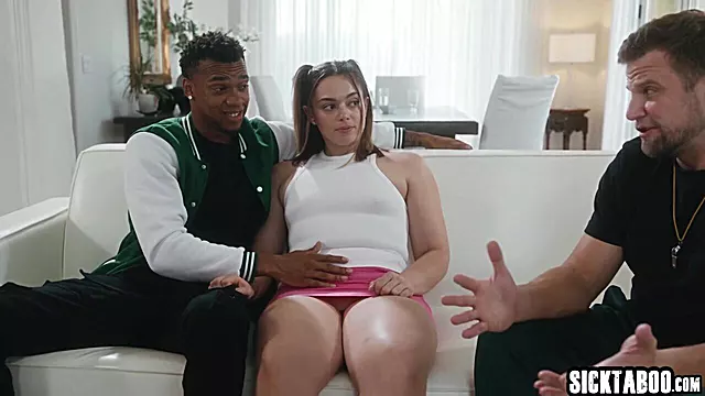 Vince Karter, Sophia Burns And Lawson Jones In It Is Time For Sexy Big Ass Teen 18 To Enjoy Hardcore Threesome