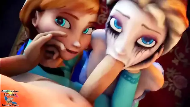 Mamadas Anal, Mamada Cum In, Trio Dibujos Animados, Corridas Internas Orgias, Elsa De Frozen