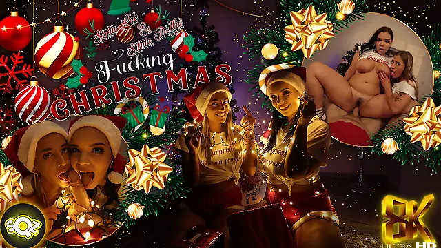 Silvia Dellai And Sofia Rae In Fucking Christmas; Big Tit Mff Threesome Christmas Special