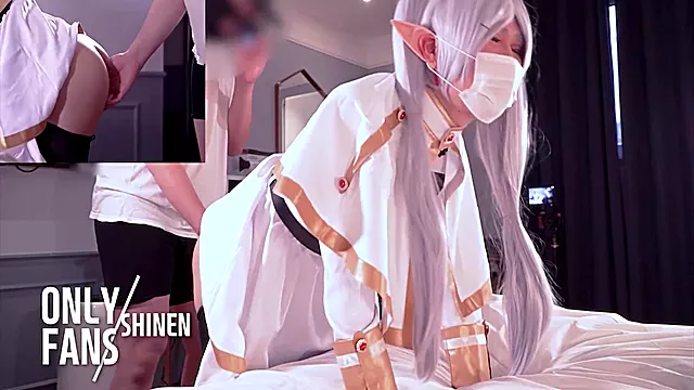 Cute Frieren Cosplayer Get Fucked, Asian Hentai Cosplay 7