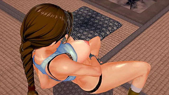 Erotic Adventures of Tomb Raider - Lara Croft indulging in passionate pleasure - animated hentai